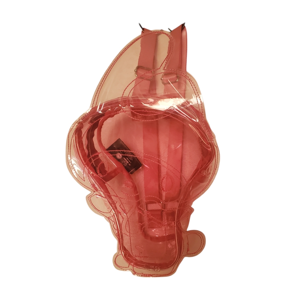 Stylish Pink Transparent Backpack - image 2